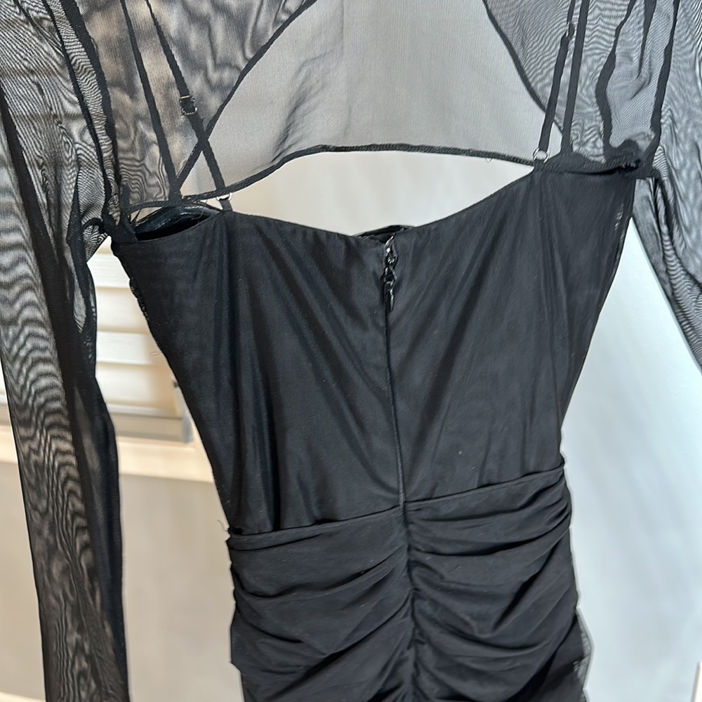 House of CB cecilia mini mesh cut out black dress - Picture 7 of 10